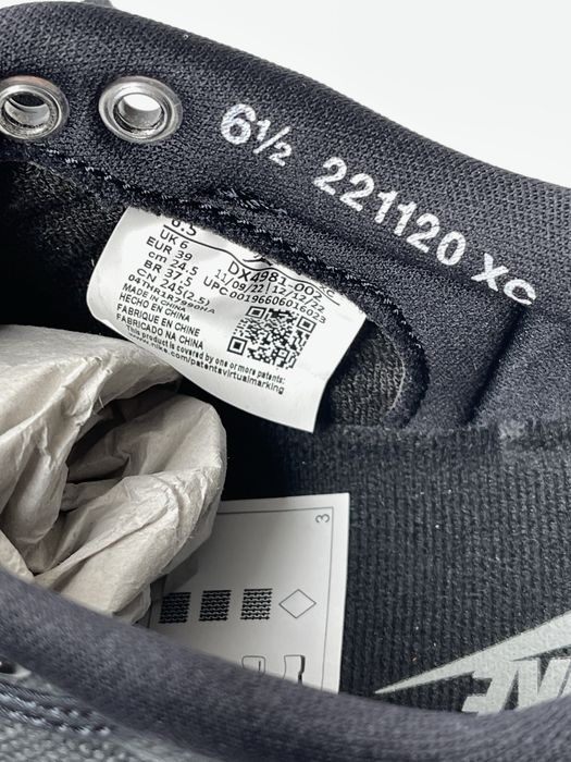Оригинал Nike Air Jordan 1 Retro KO Low Black оригинальние джордан 1