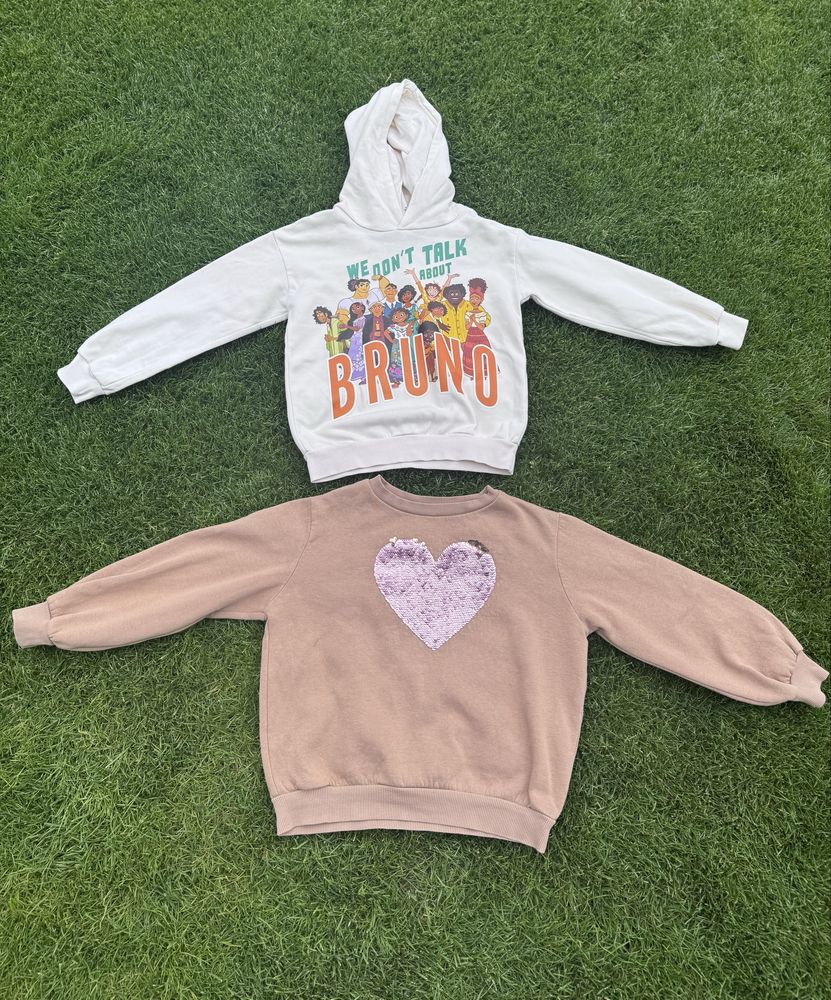 10 bluz dziewczęcych H&M 122/128