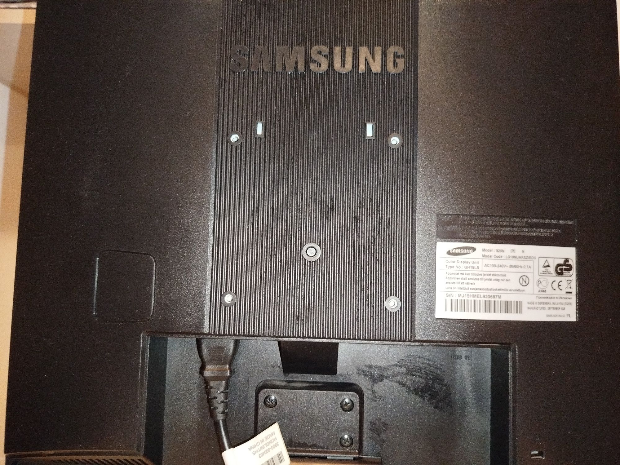 Monitor Samsung 920N