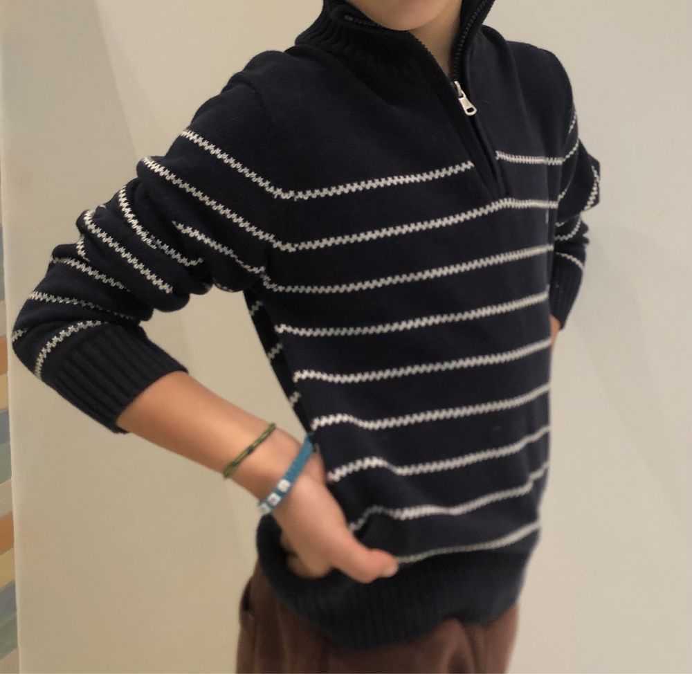 Sweter dziecięcy Nautica-8 lat -128 cm.