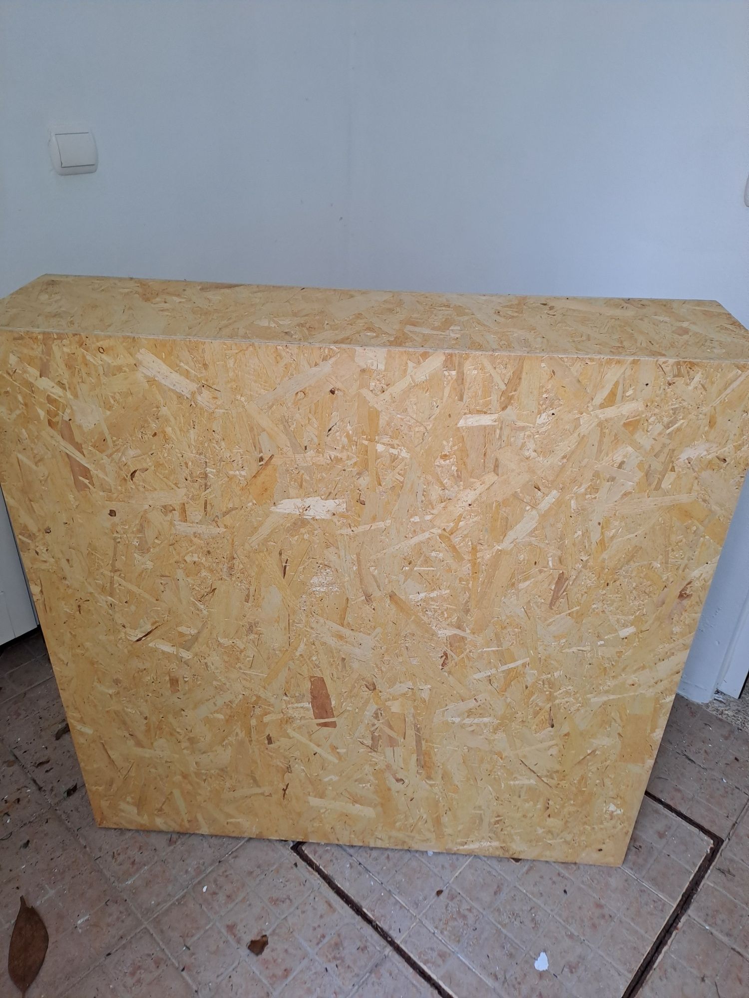 Caixas madeira osb 100x100x25cm