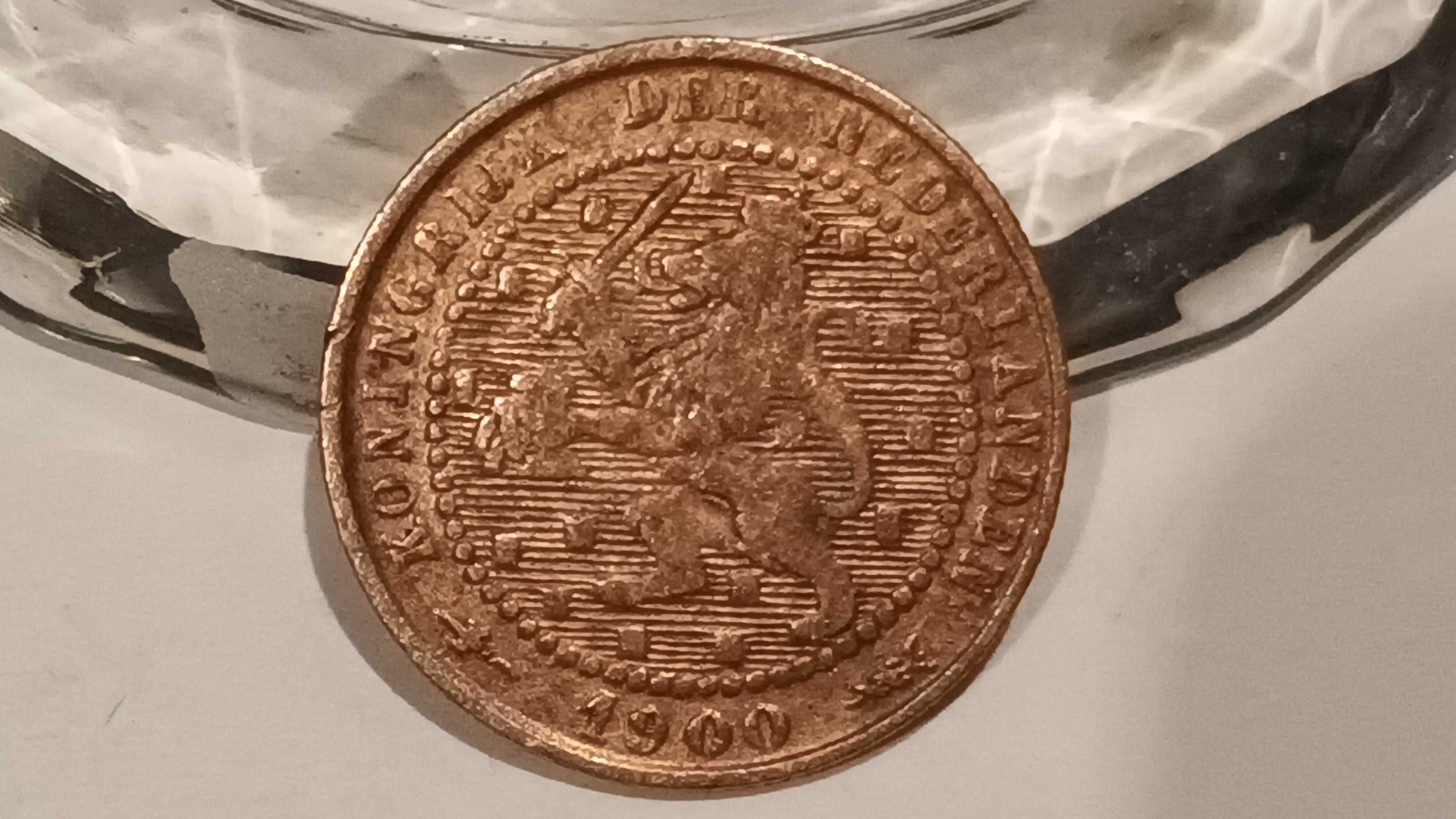 Moneta Holandia 1 Cent 1900 r.Brąz