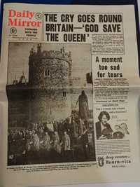 jornal "God SAVE The QUEEN"