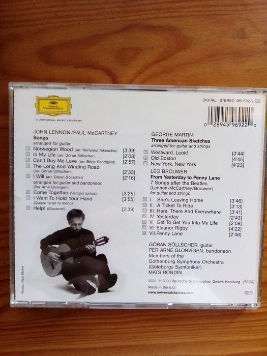 Goran Sollscher Plays The Beatles "From Yesterday To Penny Lane"