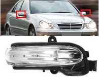 Piscas de espelhos Mercedes Classe C, S e CL w203