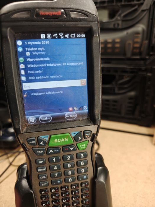 Honeywell terminal mobilny ze skanerem + stacja dokująca 230V/12V