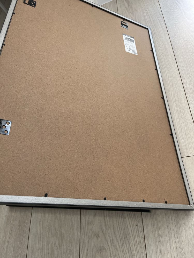 2 Nowe Ramka na zdjęcia 50x70 czarne akcesoria wyposazenie wnętrz