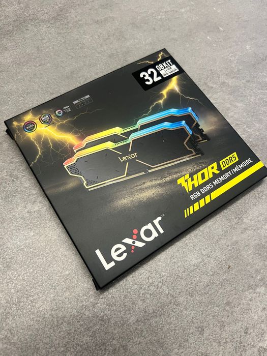 [Nowy] Pamięć RAM Lexar THOR DDR5 32GB (2x16GB) 6000MHz CL38 RGB