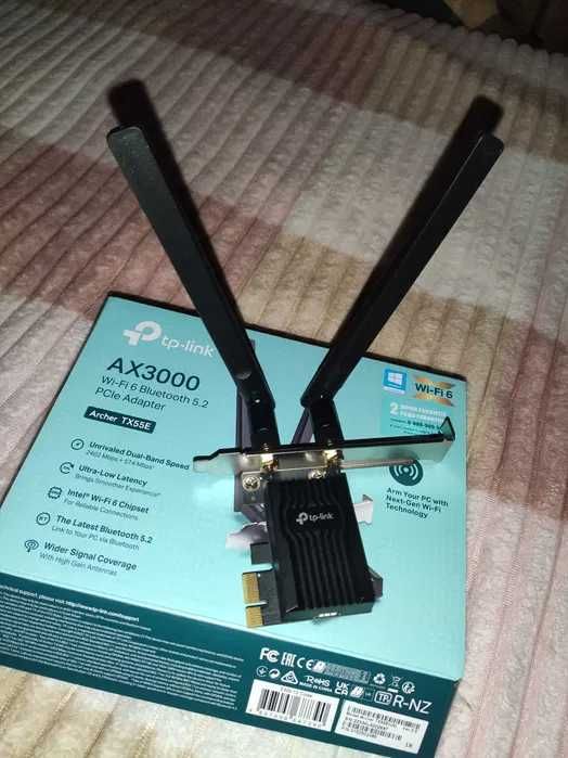 Wifi адаптер для ПК AX3000 Archer TX55E(UN) ver 2.0