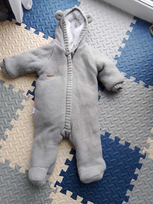 Вязаний комбінезон зимовий на виписку чи на прогулянку Kids Fantasy