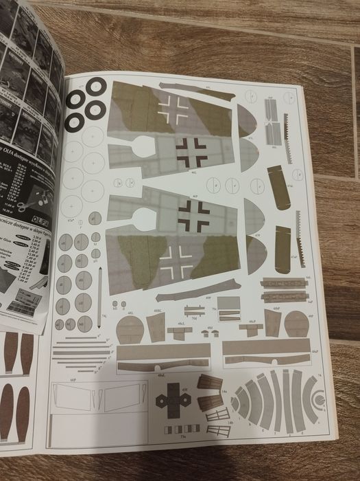 Model kartonowy Messerschmitt Me-109 K4