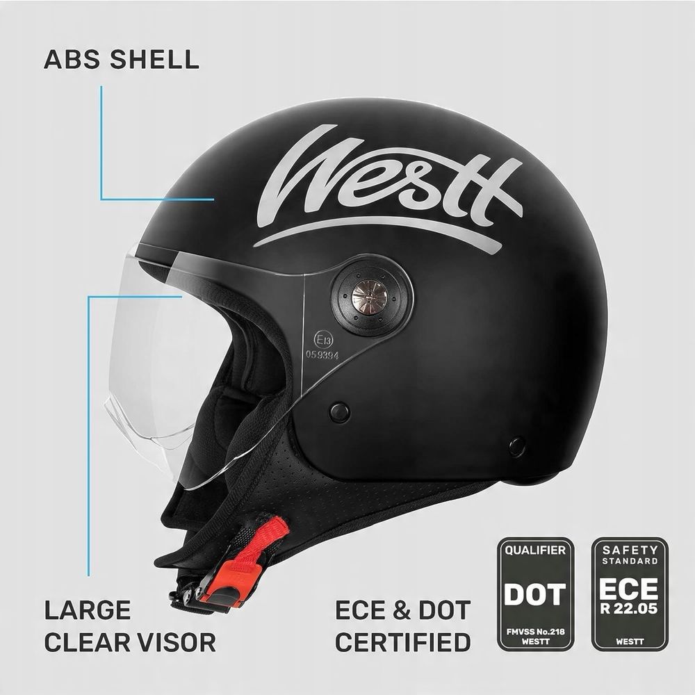 Kask motocyklowy Na Motor Westt Classic r. S 55-56cm