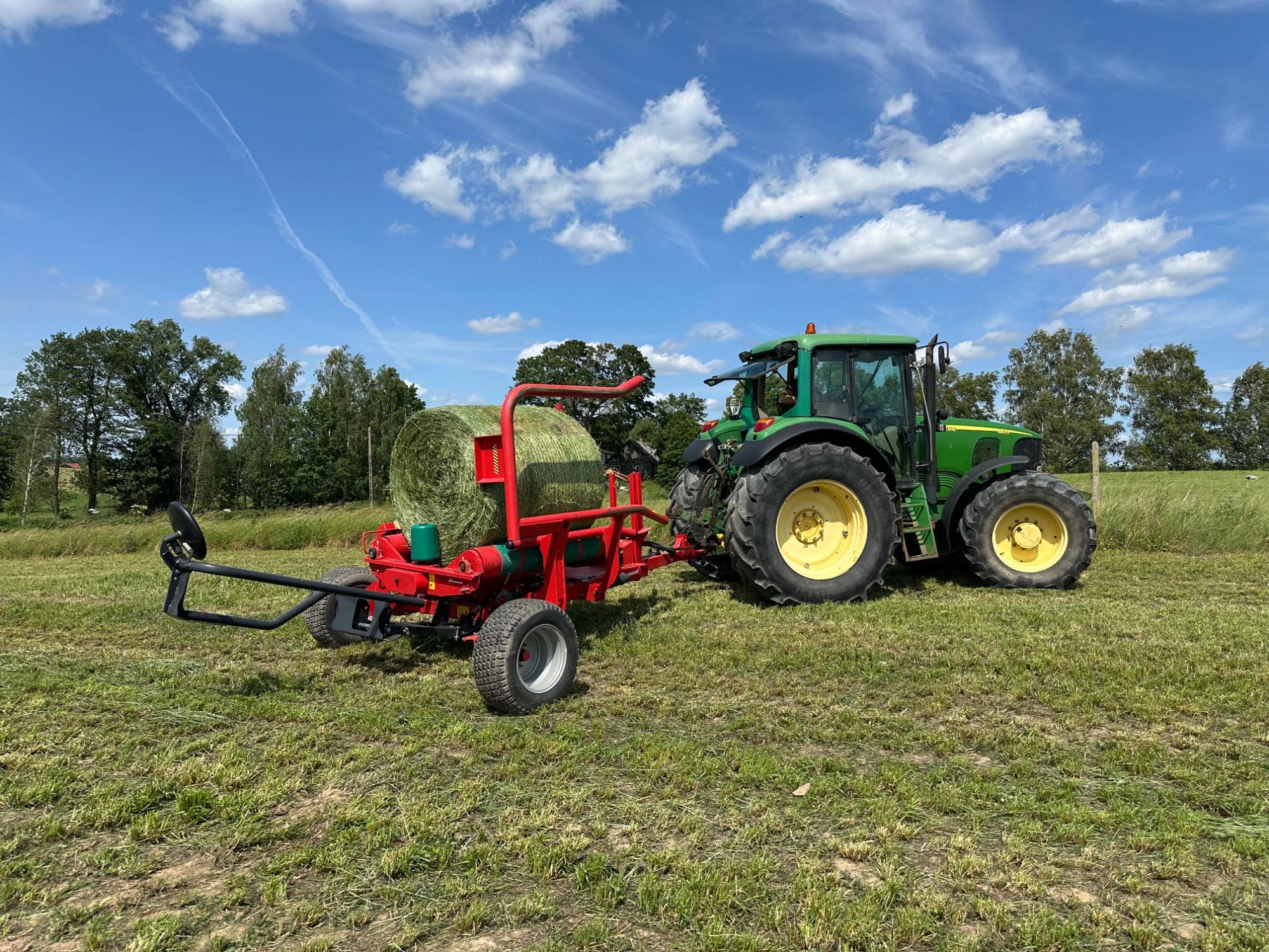Ciagnik john deere 6820 stan bdb