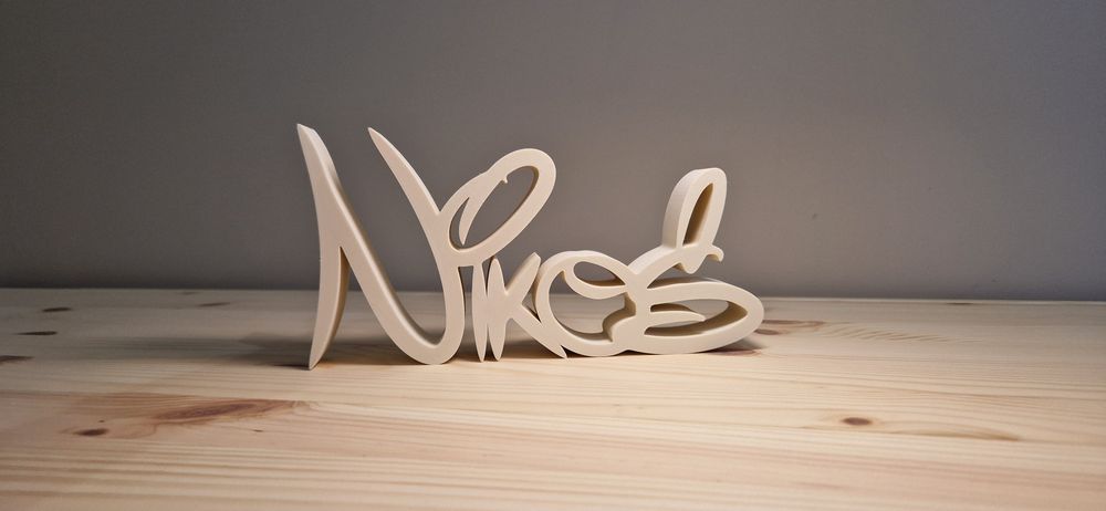 Personalizowany napis 3D ozdobny z imieniem – wyjątkowa dekoracja