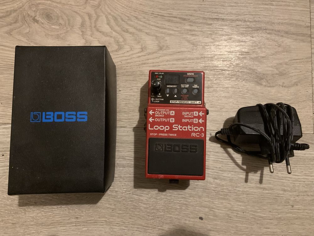 Pedal Loop Station Boss RC-3 + transformador