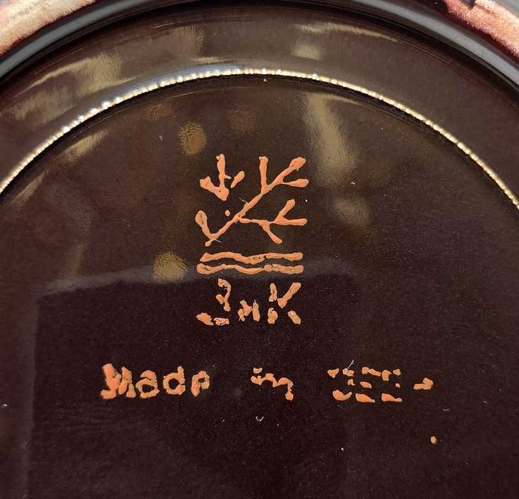 Komplet ceramicznych talerzyków - Ussr - lata 60-te