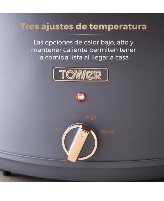 Sloow cooker panela de cozedura lenta de 6,5 litros