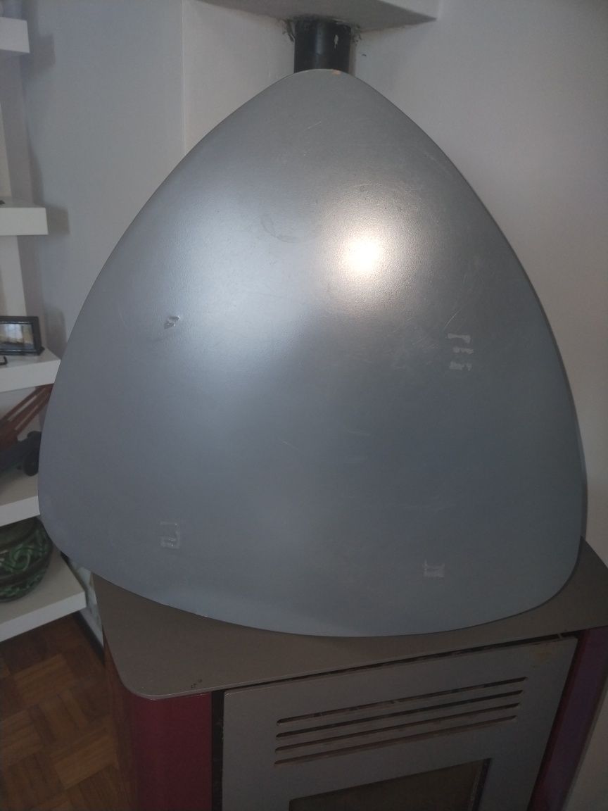 Pequena mesa azul