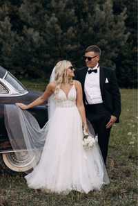 Suknia ślubna Annais Bridal Rosie 36 + welon+ ramiączka