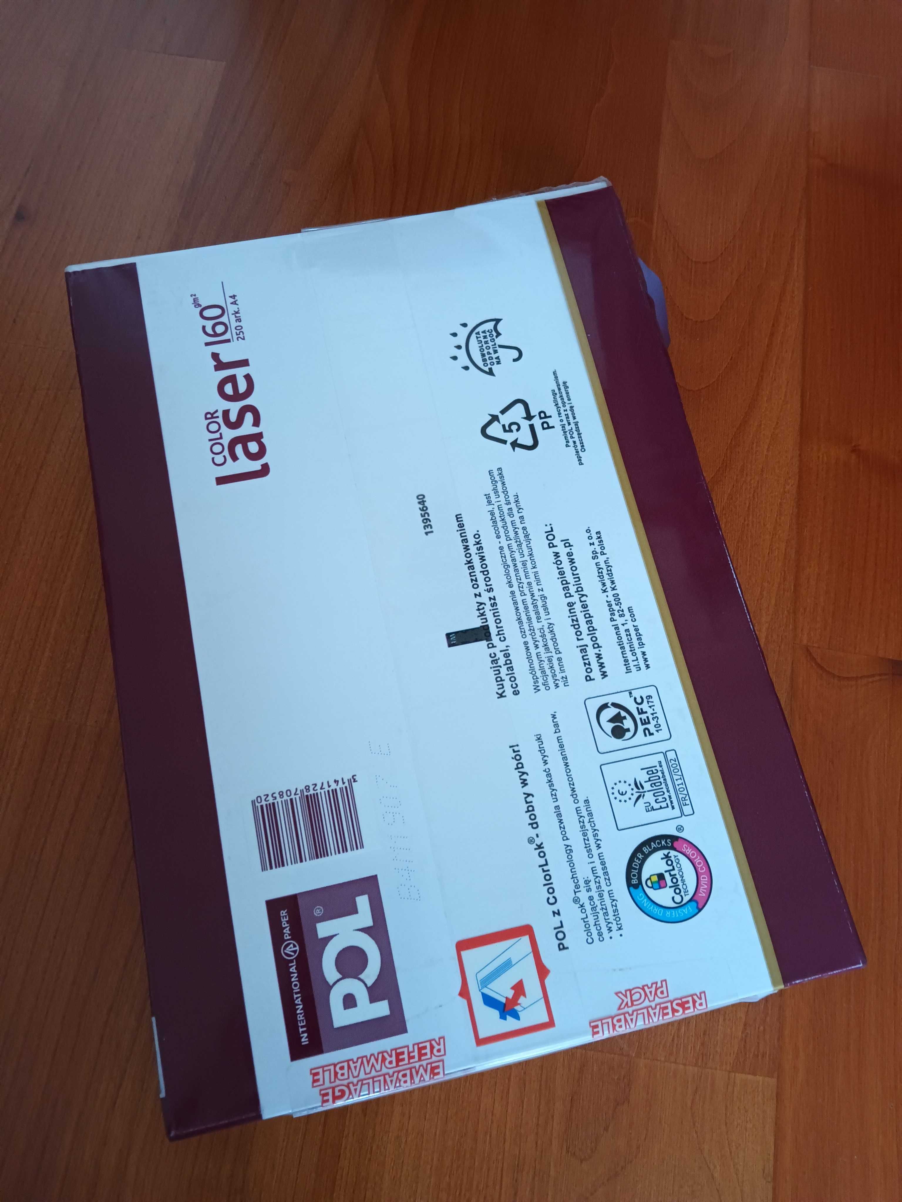 papier do drukarki Pol Color Laser A4 160g 250 ark