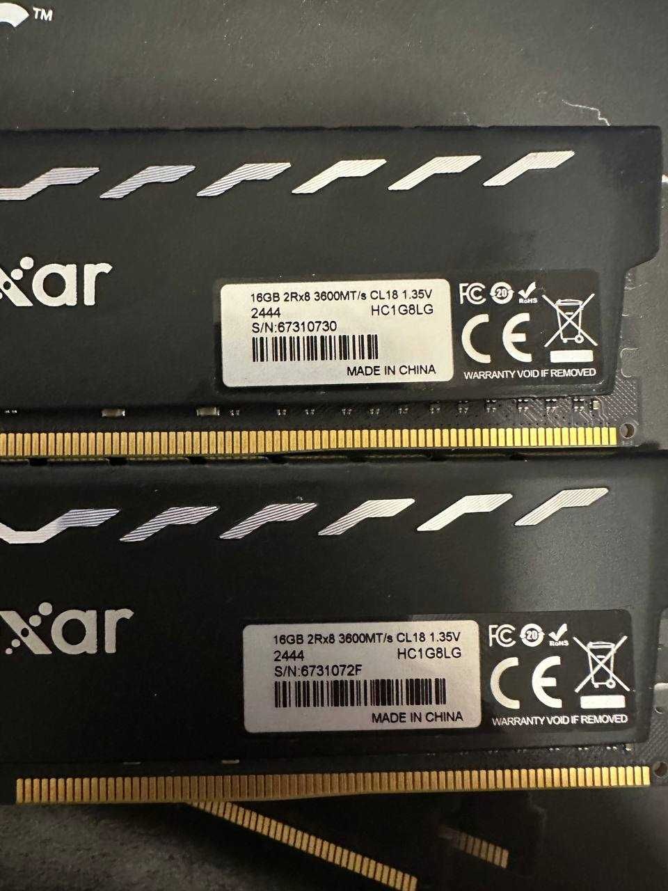 Pamięć RAM DDR4 Lexar 32GB (2x16 GB) 3600Mhz CL18 Thor