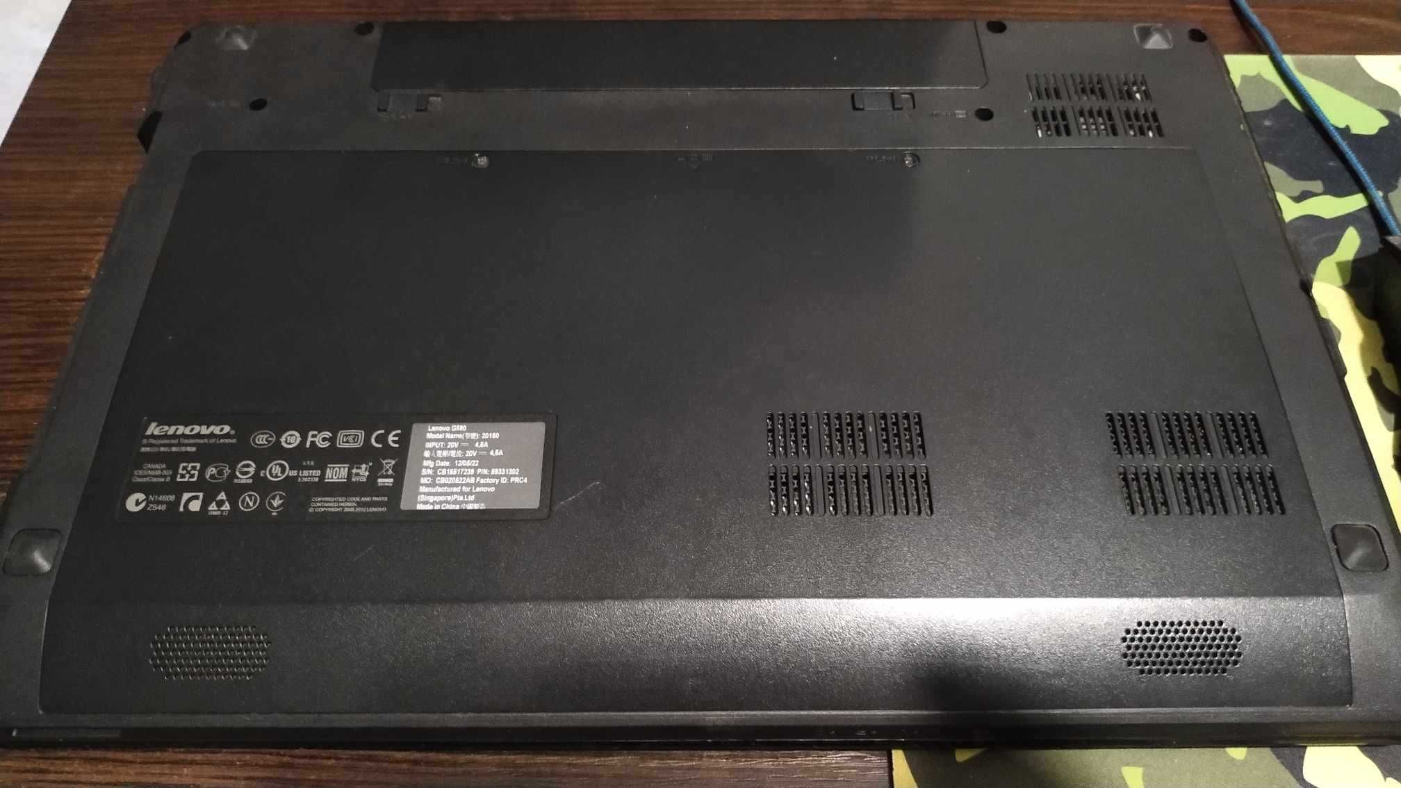Ноутбук Lenovo G580