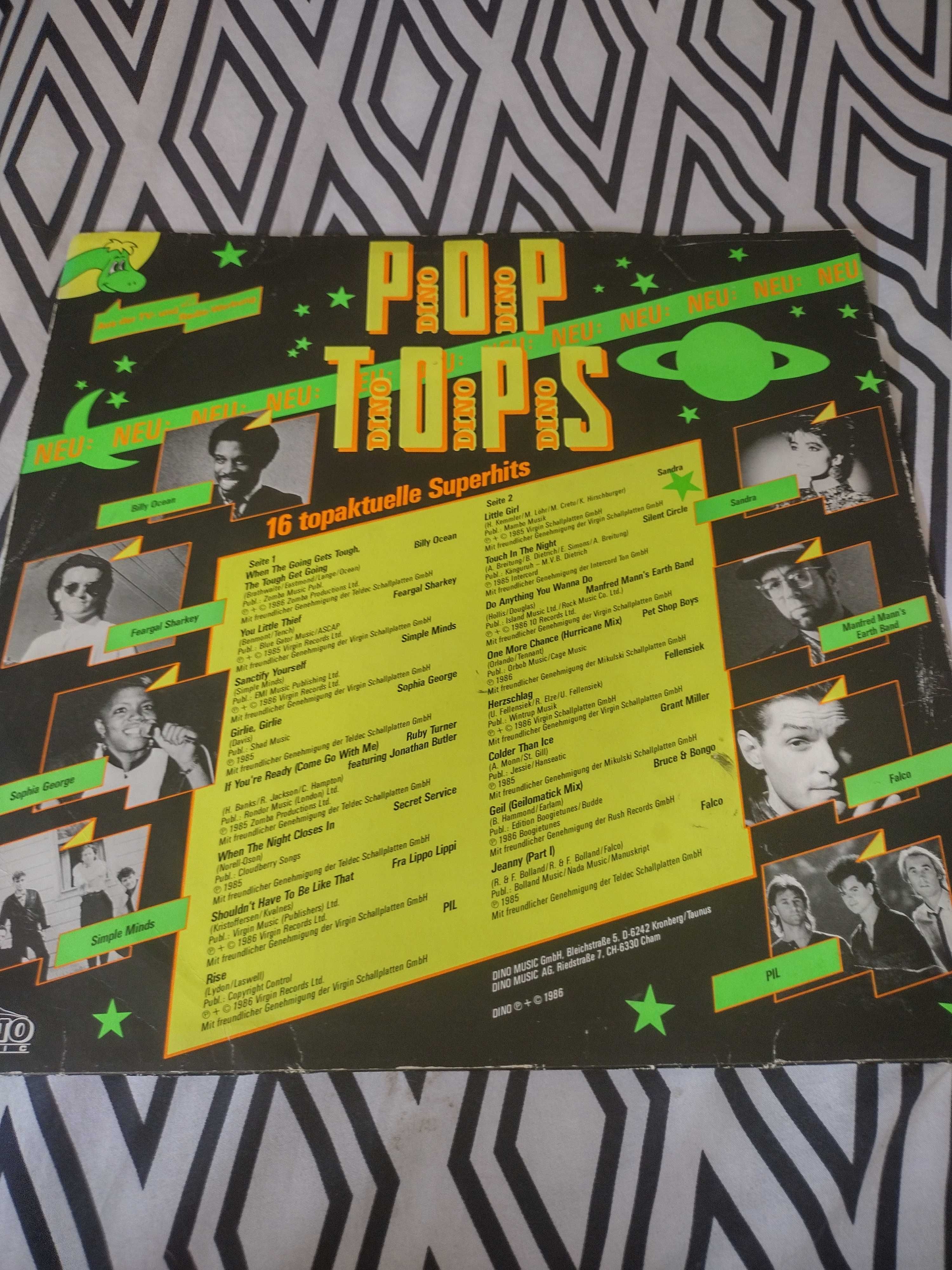 Kolekcjonerska Płyta winylowa Dino Pop Tops