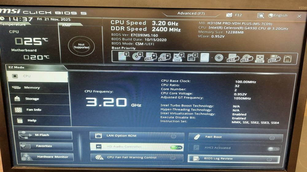 Сист.блок MSI H310/12gb/4tb/400w