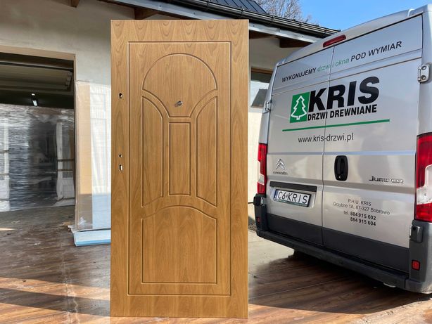 Drzwi drewniane wewnątrzklatkowe 98x208 dostępne od ręki CAŁA POLSKA