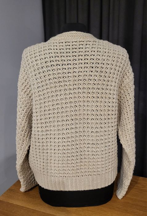 Kardigan beżowy sweter M