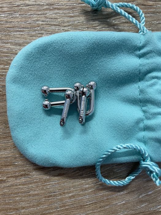 Сережки-звенья Tiffany&Сo HardWear люкс