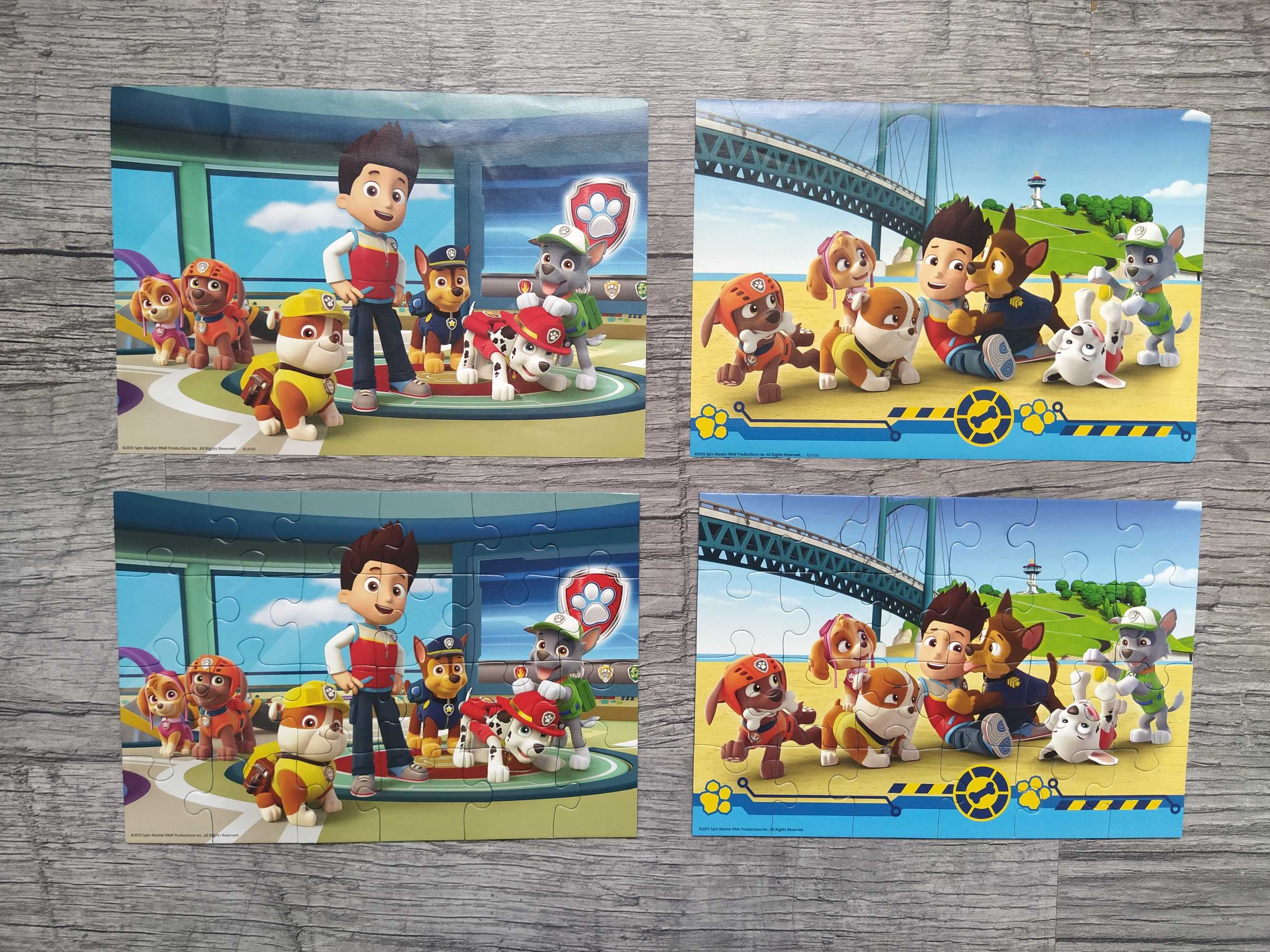 Ravensburger Puzzle Paw Patrol Psi Patrol 2x24 elementy wiek 4+