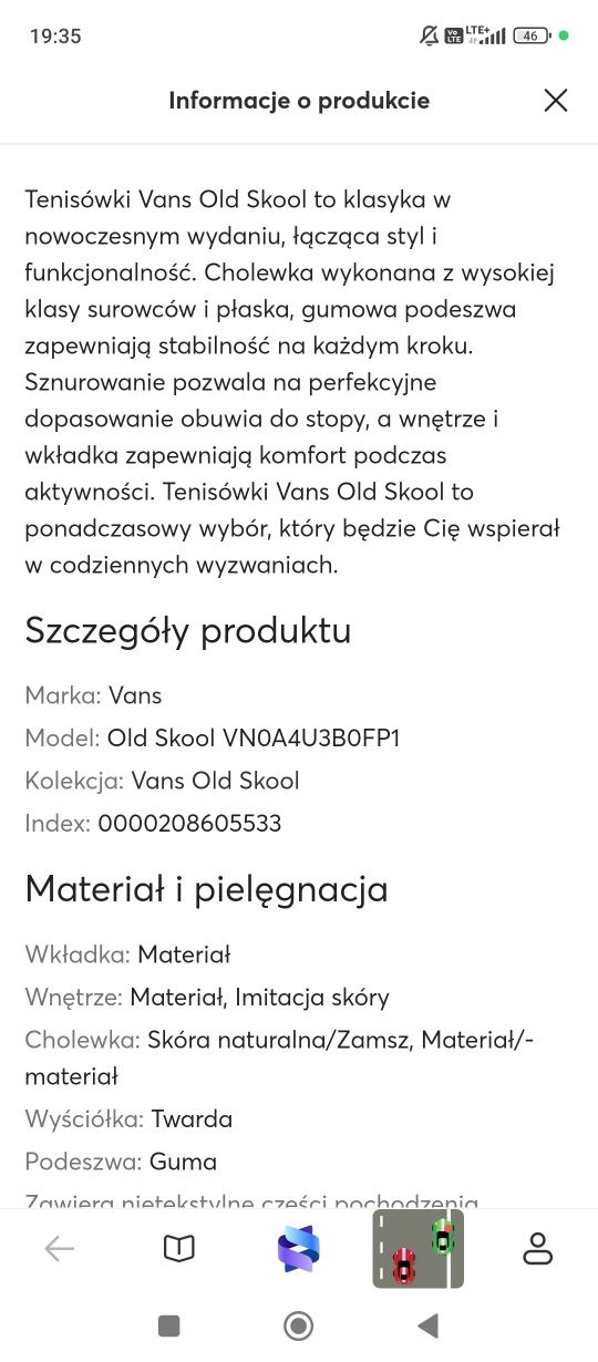 Vans old school VN0A4U3B0FP1 38