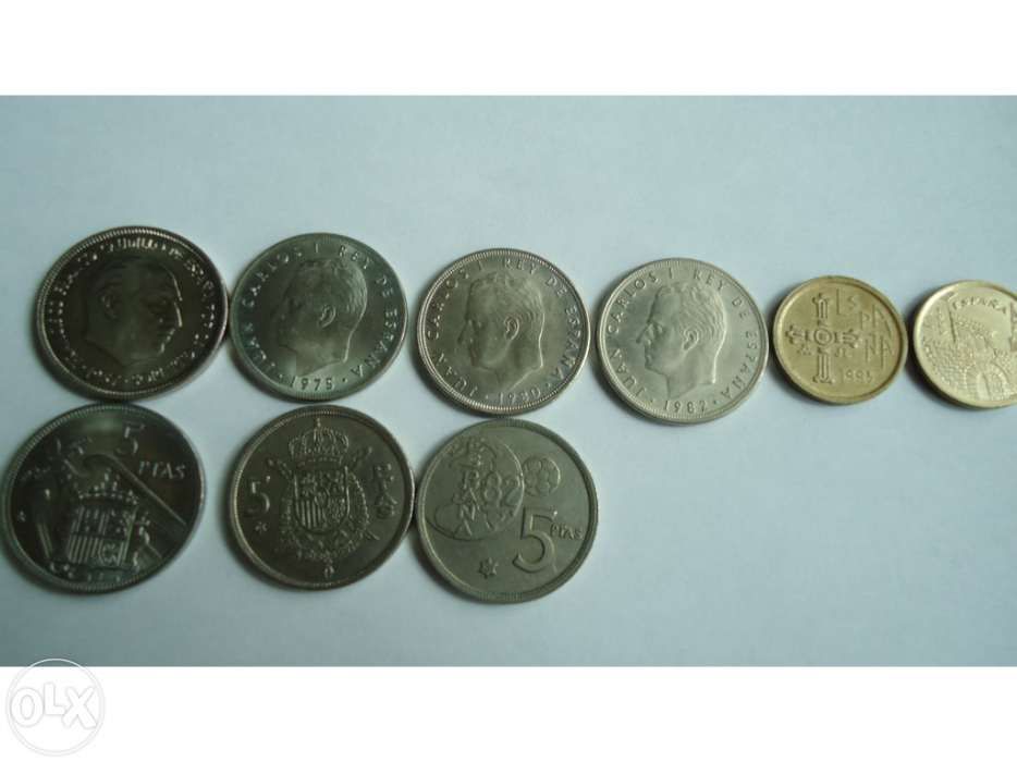 Pesetas,coleção muito antiga
