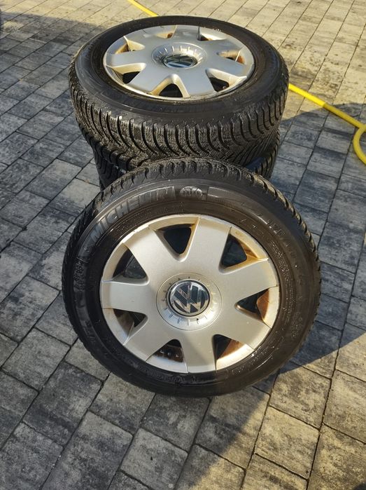 Alufelgi WV polo 14 cali + zimowki Michelin Alpine 21r 175/65/14