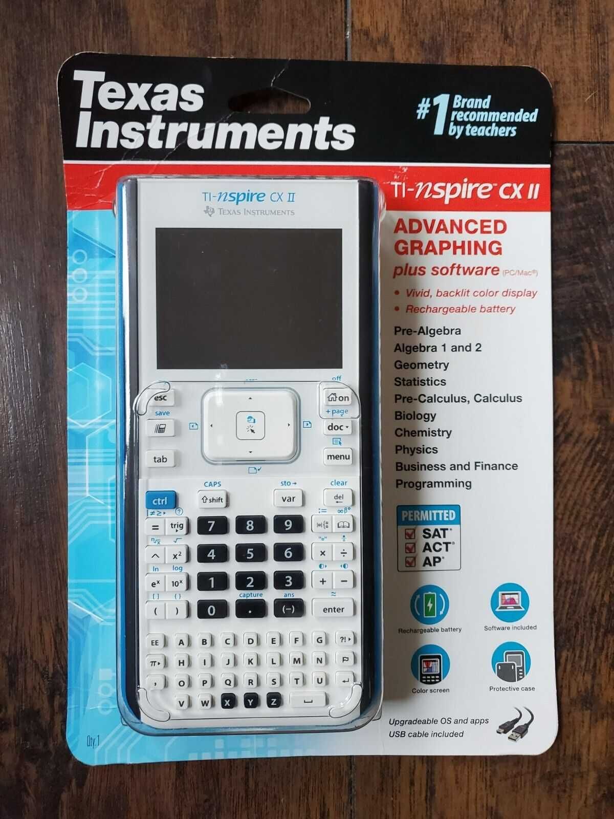 Графический калькулятор инженерный TI-Nspire CX II Texas Instruments