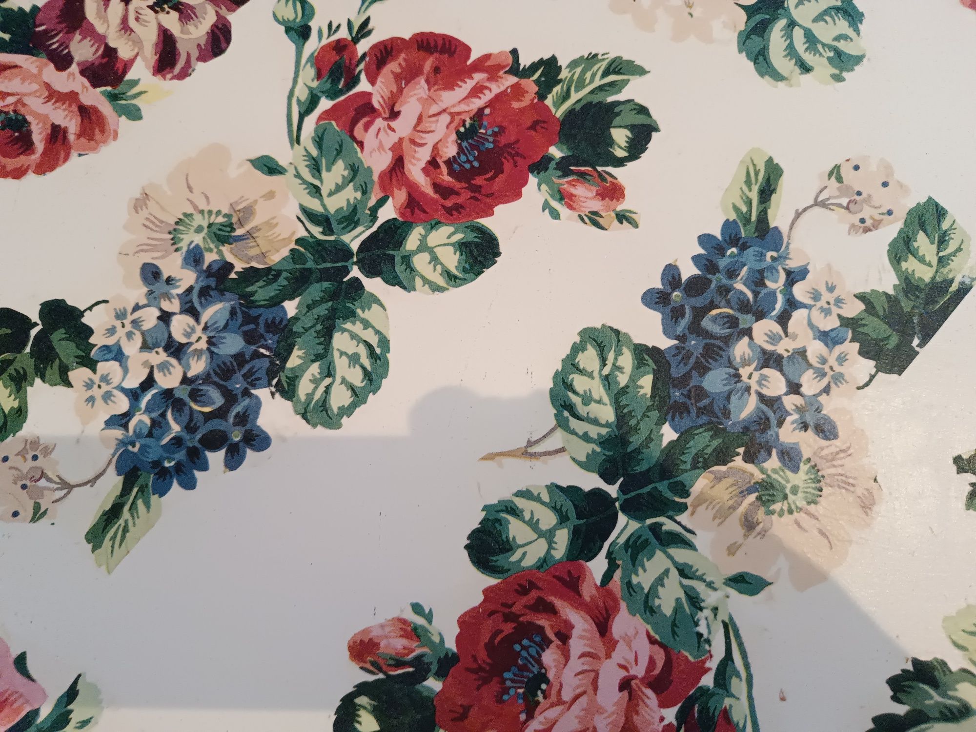 Skrzynia  kufer do przechowywania vintage decoupage