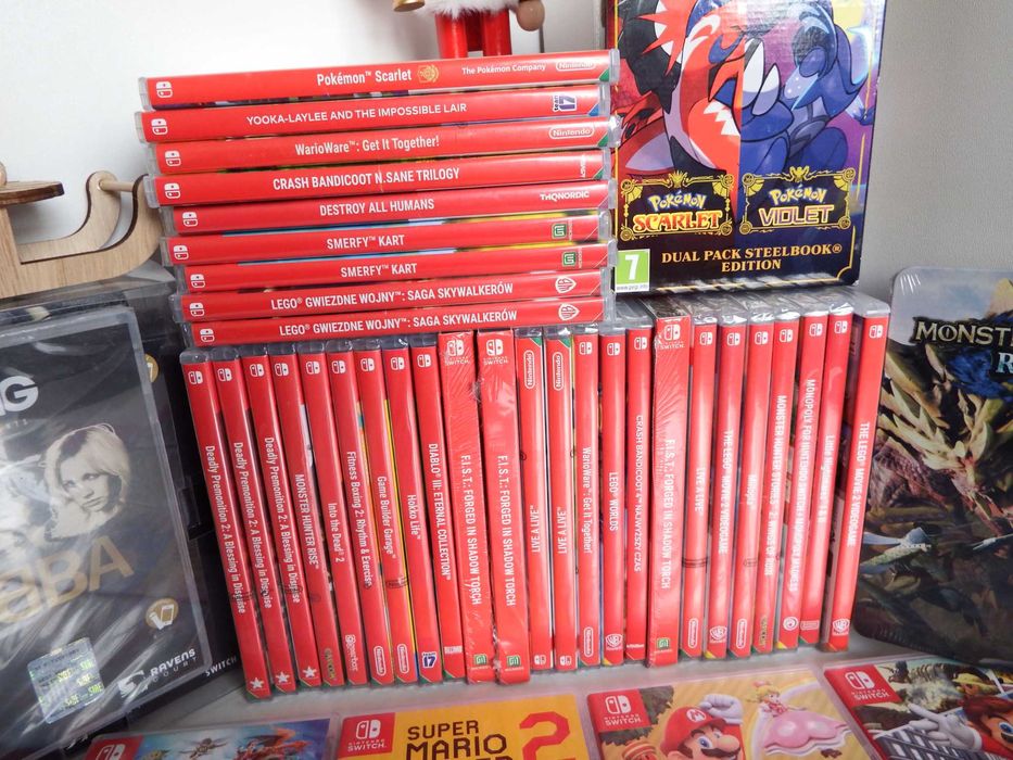 Nintendo SWITCH Gostynin GRY Zelda Mario Kirby Metroid LEGO mega wybór
