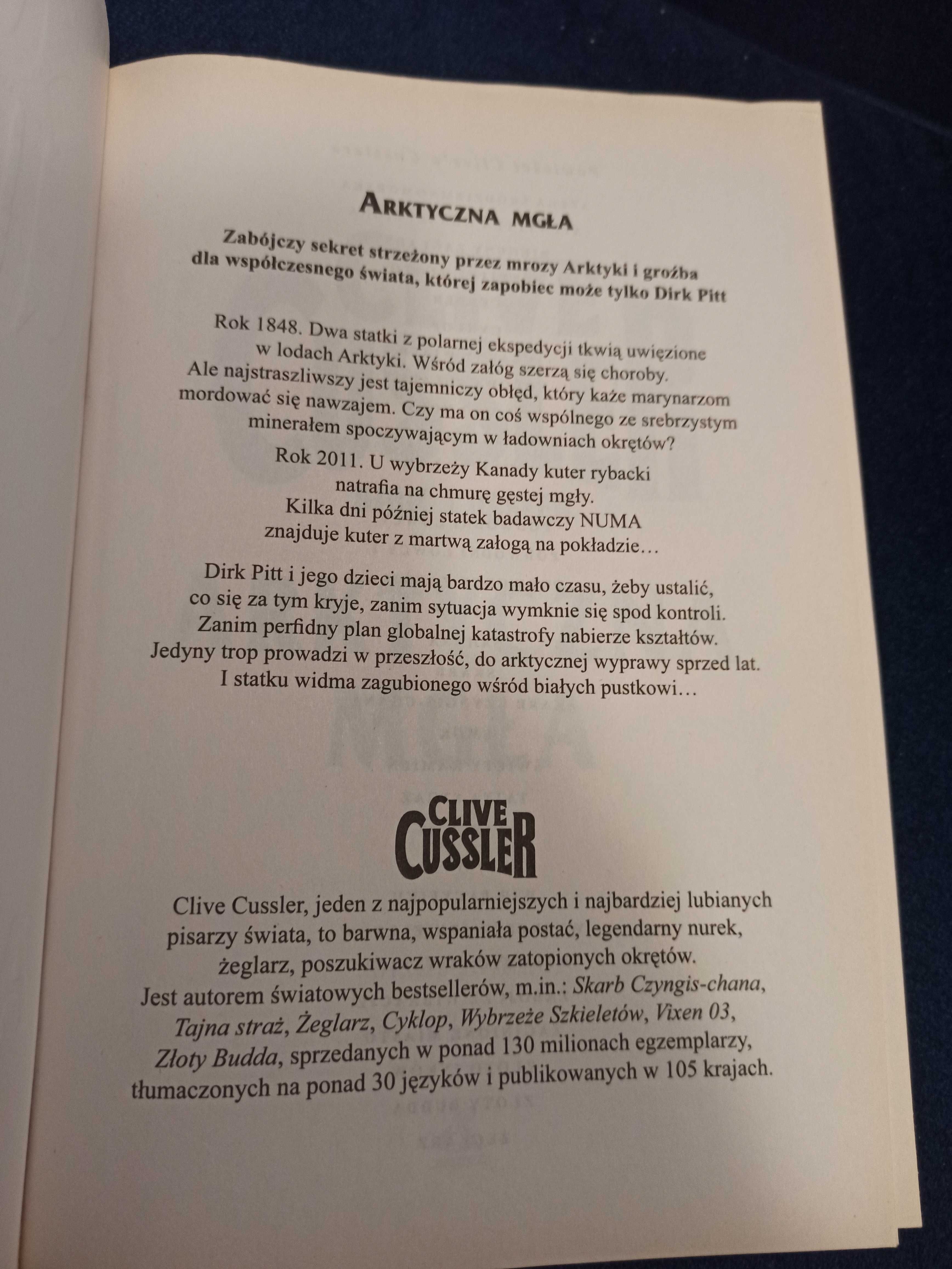 Arktyczna mgła Clive Cussler