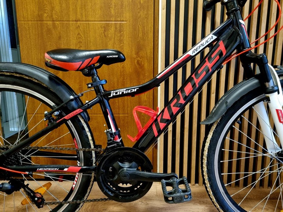 Kross Hexagon Rower dziecięcy Koła 24 cale Przerzutki Shimano