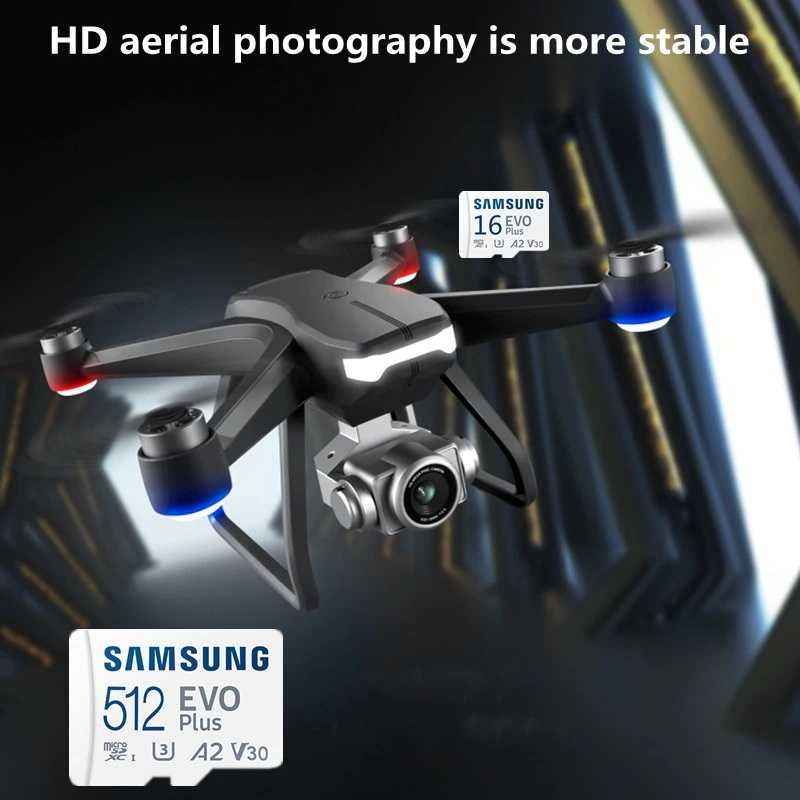Карта пам'яті Samsung EVO Plus 512Gb microSDXC UHS-I U3 V30 A2 4K