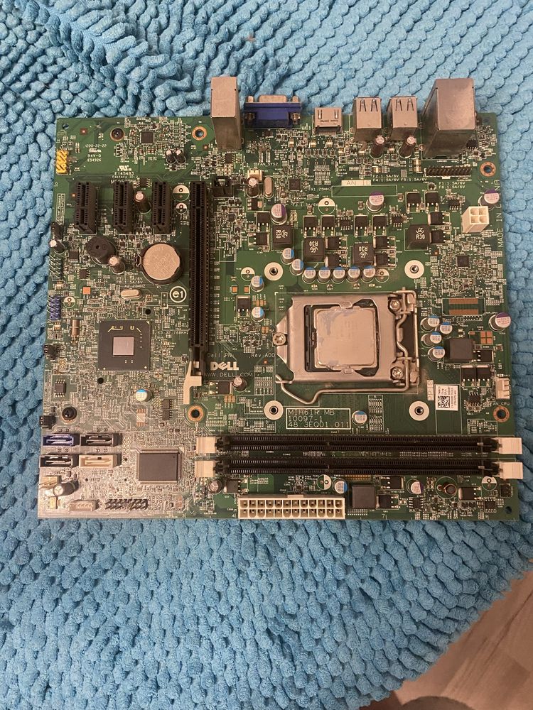 Płyta główna z procesorem intel i5-2400 i 2 ramy ddr3 8+8 gb