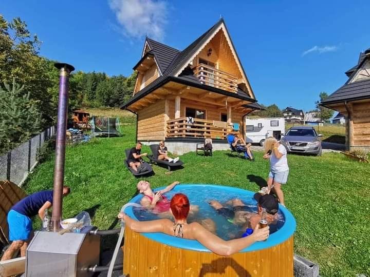 Domki Zakopane z widokiem na Tatry ruska bania sauna wakacje Zakopane