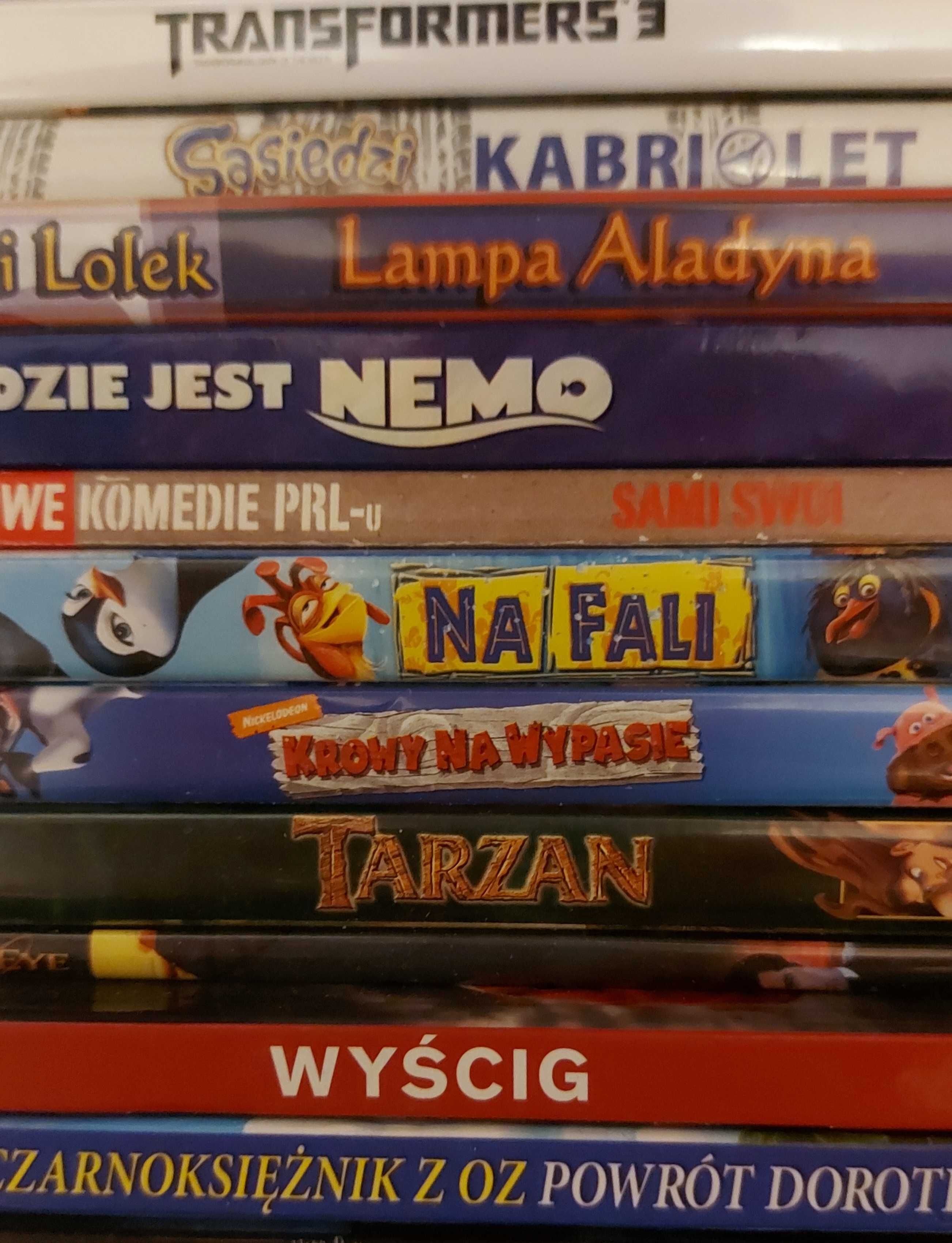 Bajki DVD, Auta, Shrek, Panda, Alvin, Asterix