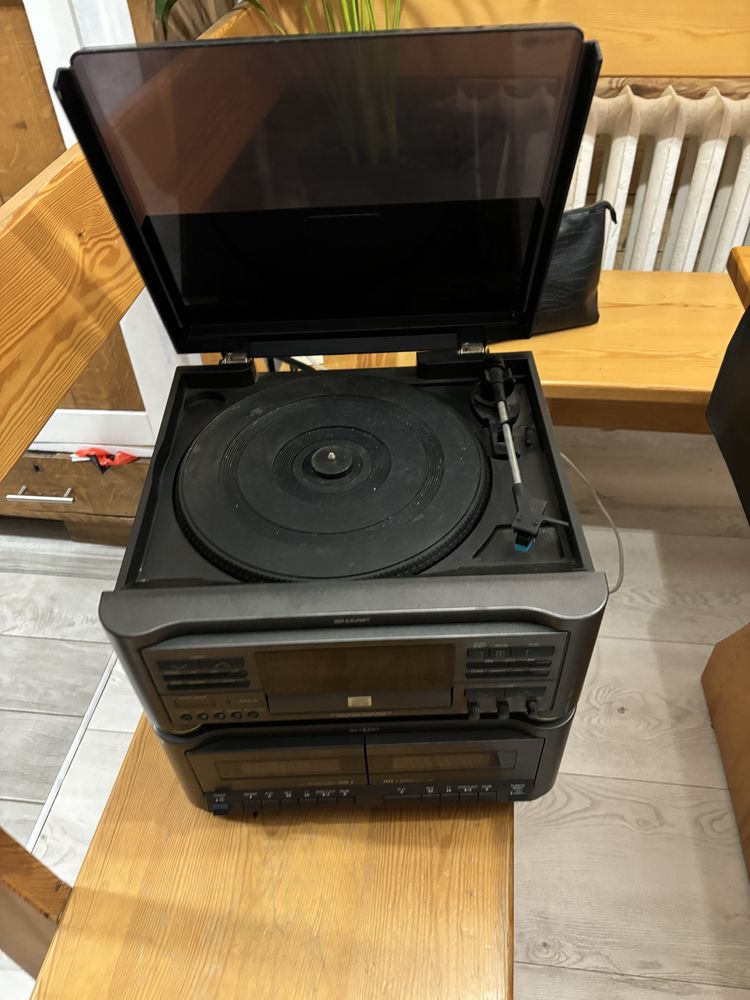 Wieża sharp z gramofonem  CMS-R 70