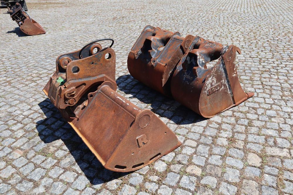 Kit Escavadora Ø 60 / 5,5-7,5 t Engate Rápido + 3 Baldes