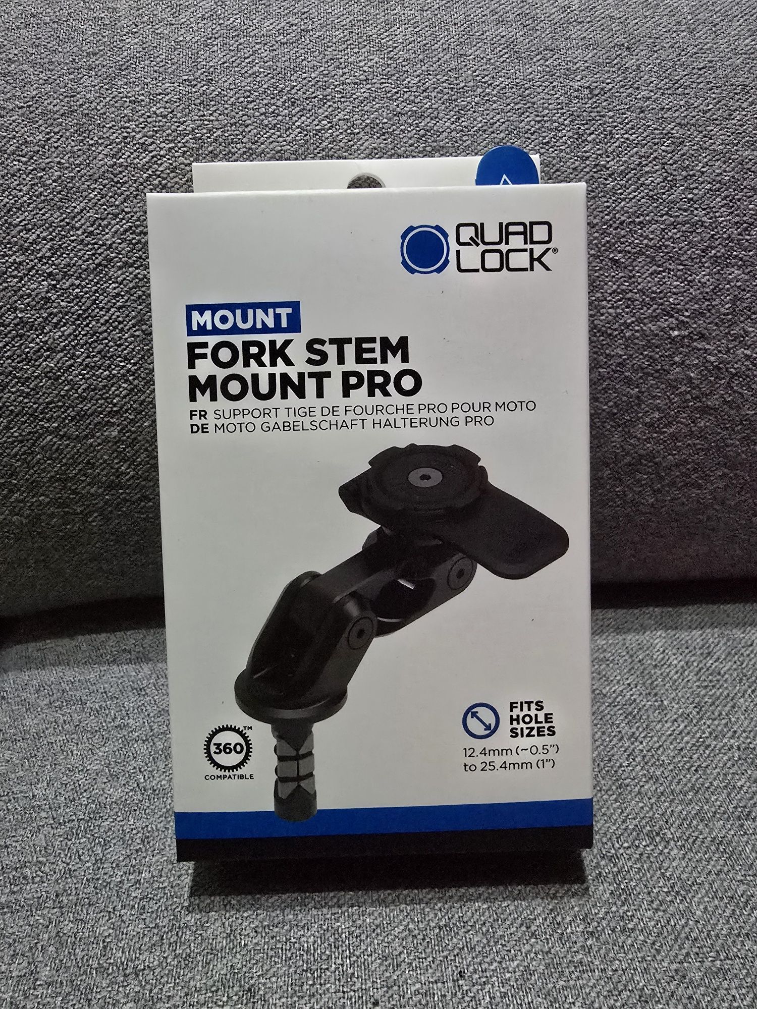 Uchwy QUAD LOCK PRO + Nakladka antywibracyjna z adapterem v3 quad lock