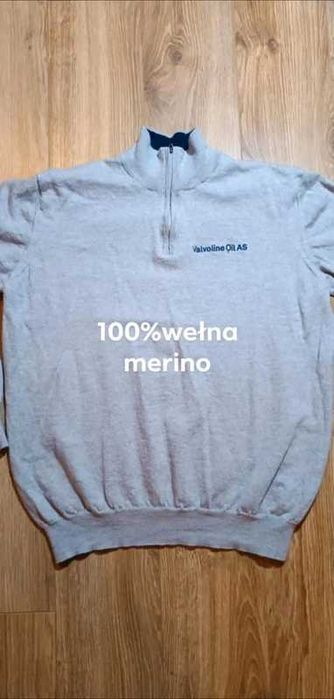 Sweter 100% wełna merino rozmiar M
