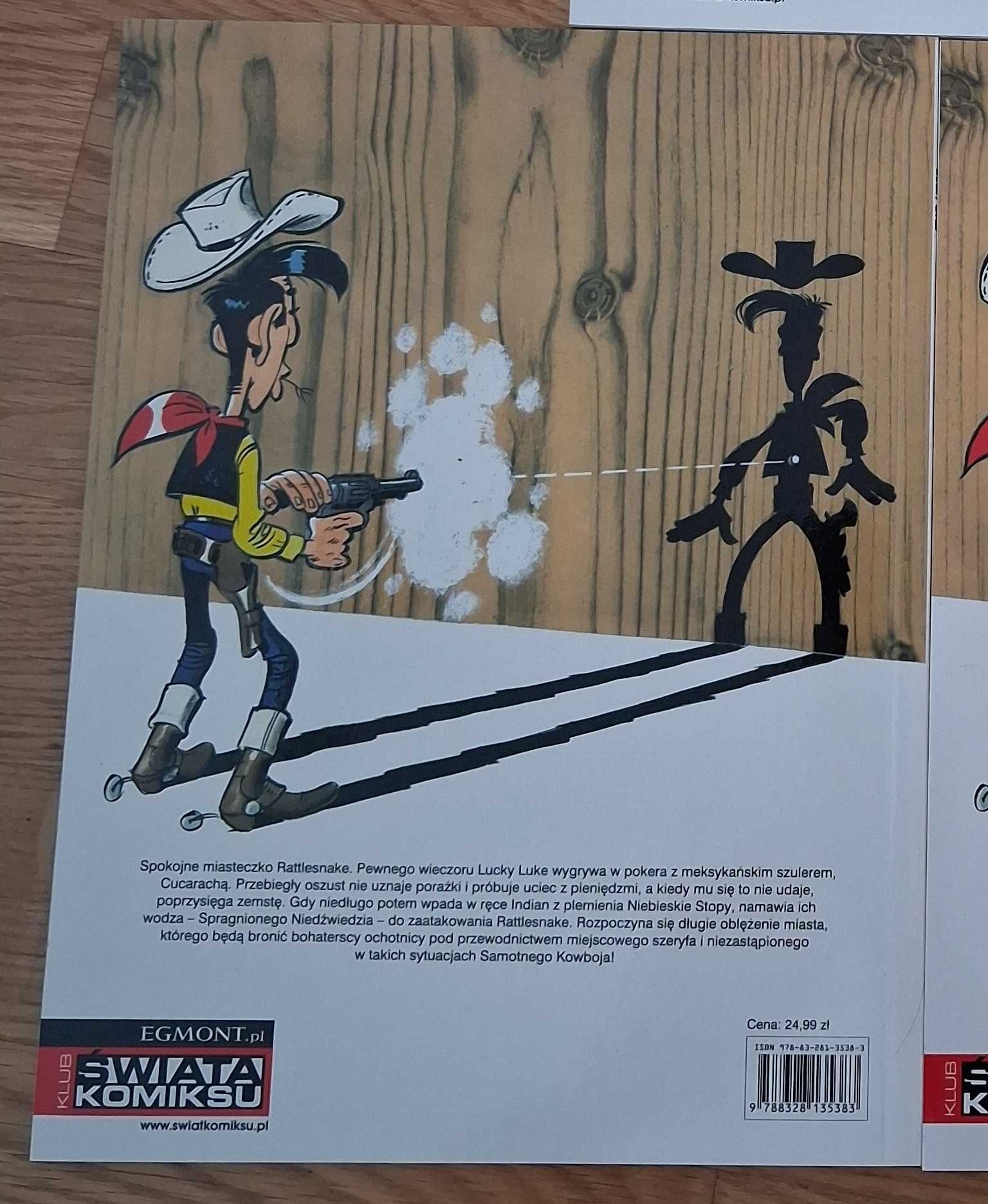Lucky Luke - Morris & Goscinny - Uwaga! Niebieskie Stopy! - jak nowy