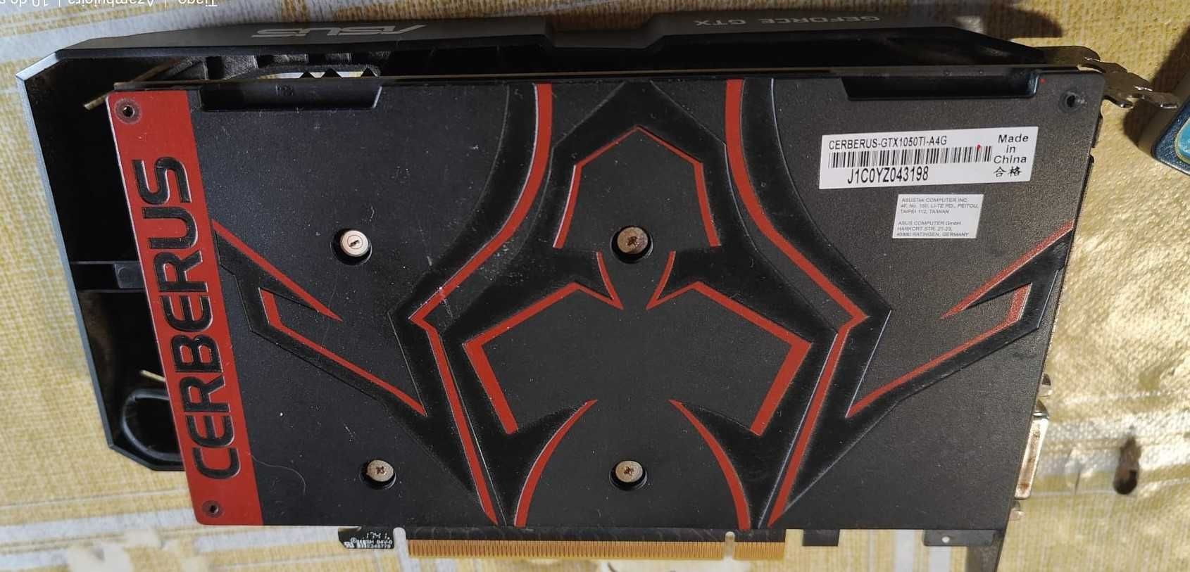 Asus GTX 1050 Ti 4GB GDDR5 em óptimo estado ( pouco uso )